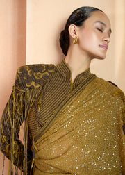 DORI EMBROIDERY SAREE