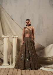 TIGER'S EYE LEHENGA SET