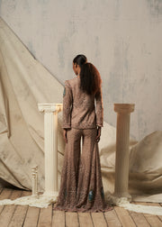 ROSE SMOK SHARARA SET