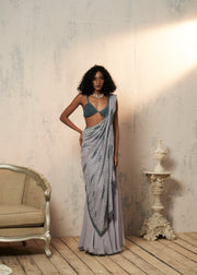 ICE BLUE LEHENGA SET