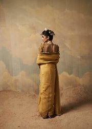 MISTED YELLOW SAREE