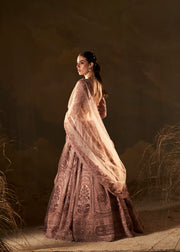 DUSTY PINK LEHENGA SET