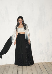 MARSHMALLOW CAPE & PANTS SET