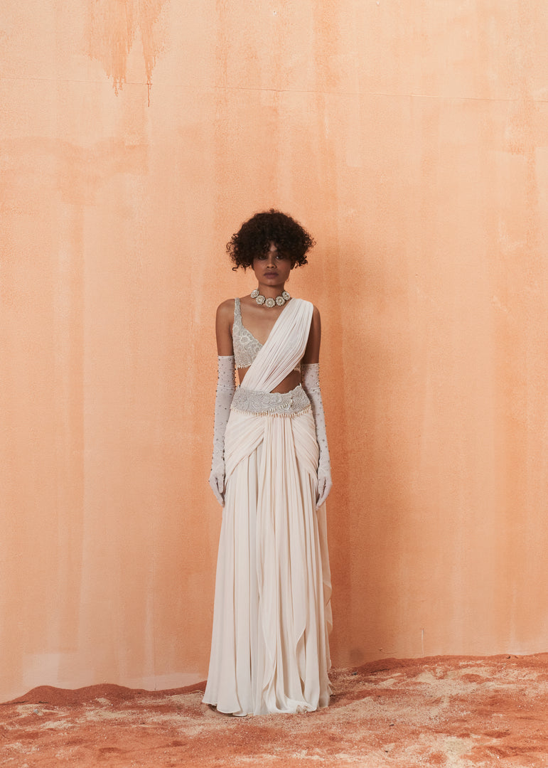 DRAPED SAREE