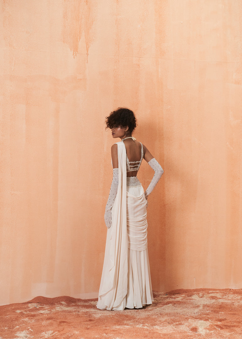 DRAPED SAREE