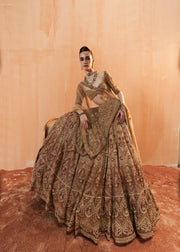 SEASAME & RAWHIDE LEHENGA SET