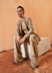 BUTTER YELLOW JACKET & PANTS SET