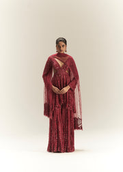 VIRTUAL PINK SHARARA SET