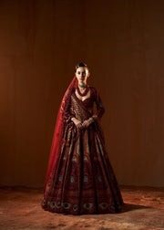 GLAZED GINGER LEHENGA SET