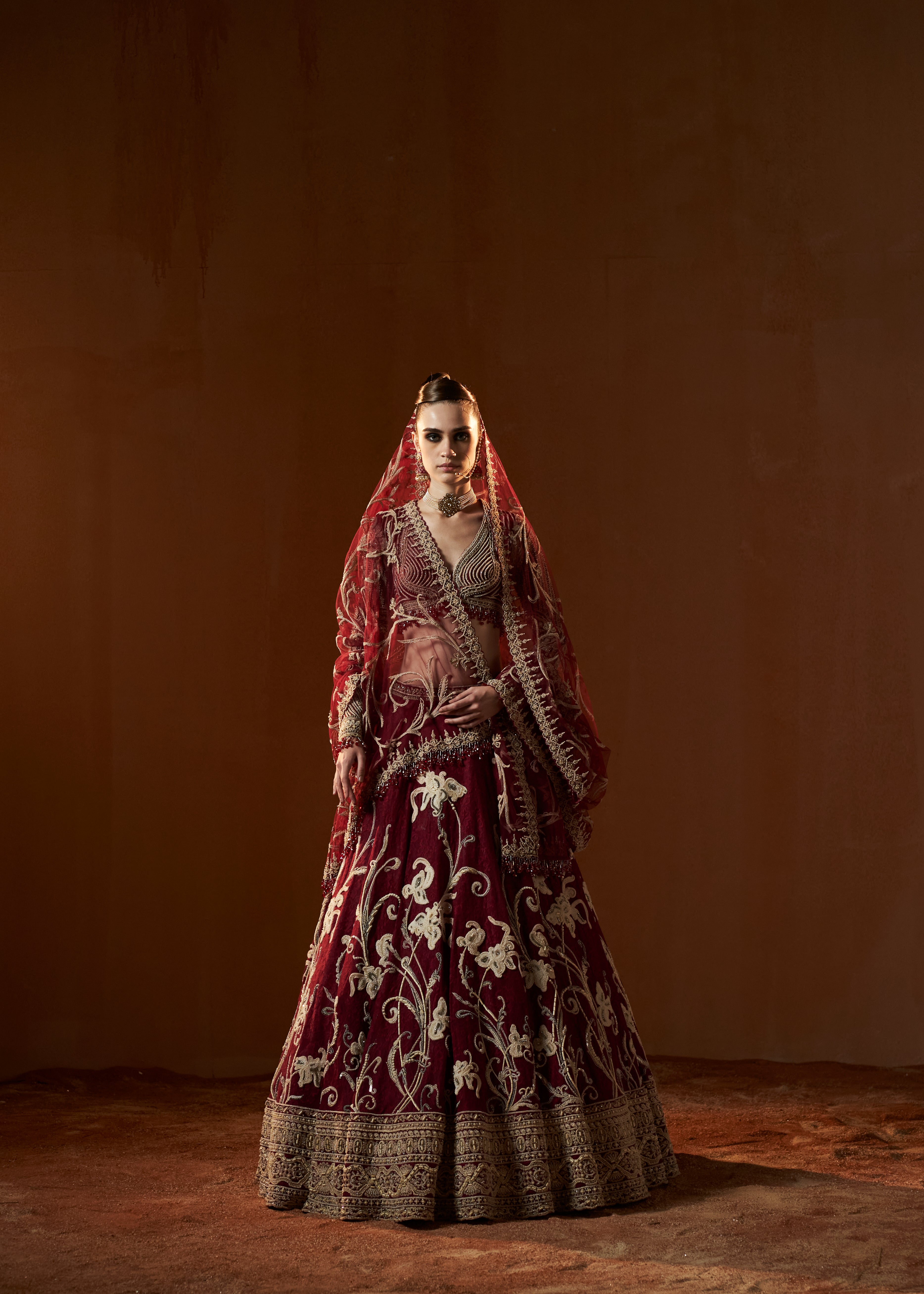 Payal Keyal Design Pink & Red Designer Lehengas, Gowns & Sarees Online - Paya – Payal Keyal