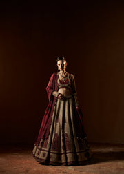 TOASTED COCONUT LEHENGA SET