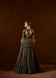 CHATEAU GRAY LEHENGA SET