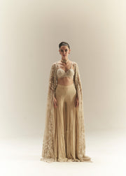 IVORY SHARARA SET