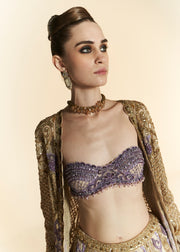 WOODLAND SNOW LEHENGA SET