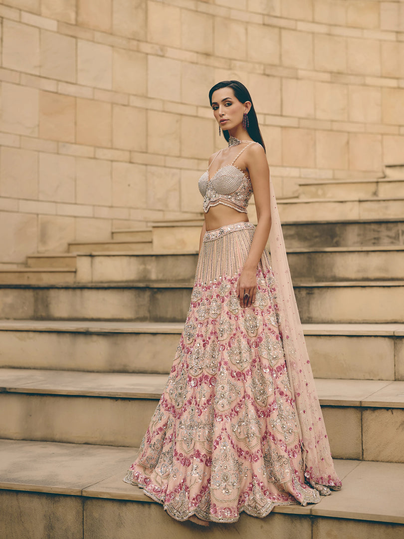 Linnea Pearl Embellished Lehenga