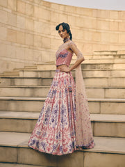 Solenne Floral Corset Lehenga
