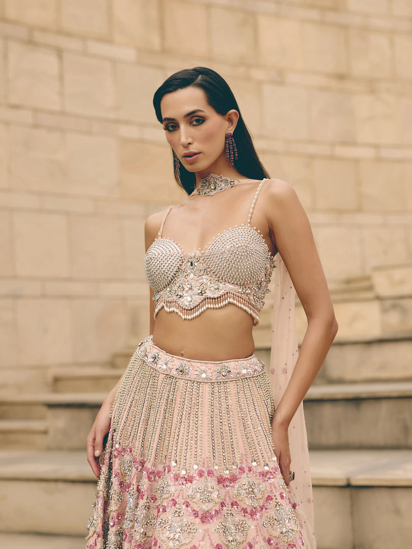 Linnea Pearl Embellished Lehenga