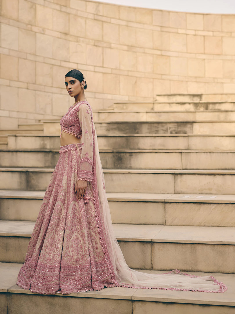 Aveline Zardozi Lehenga
