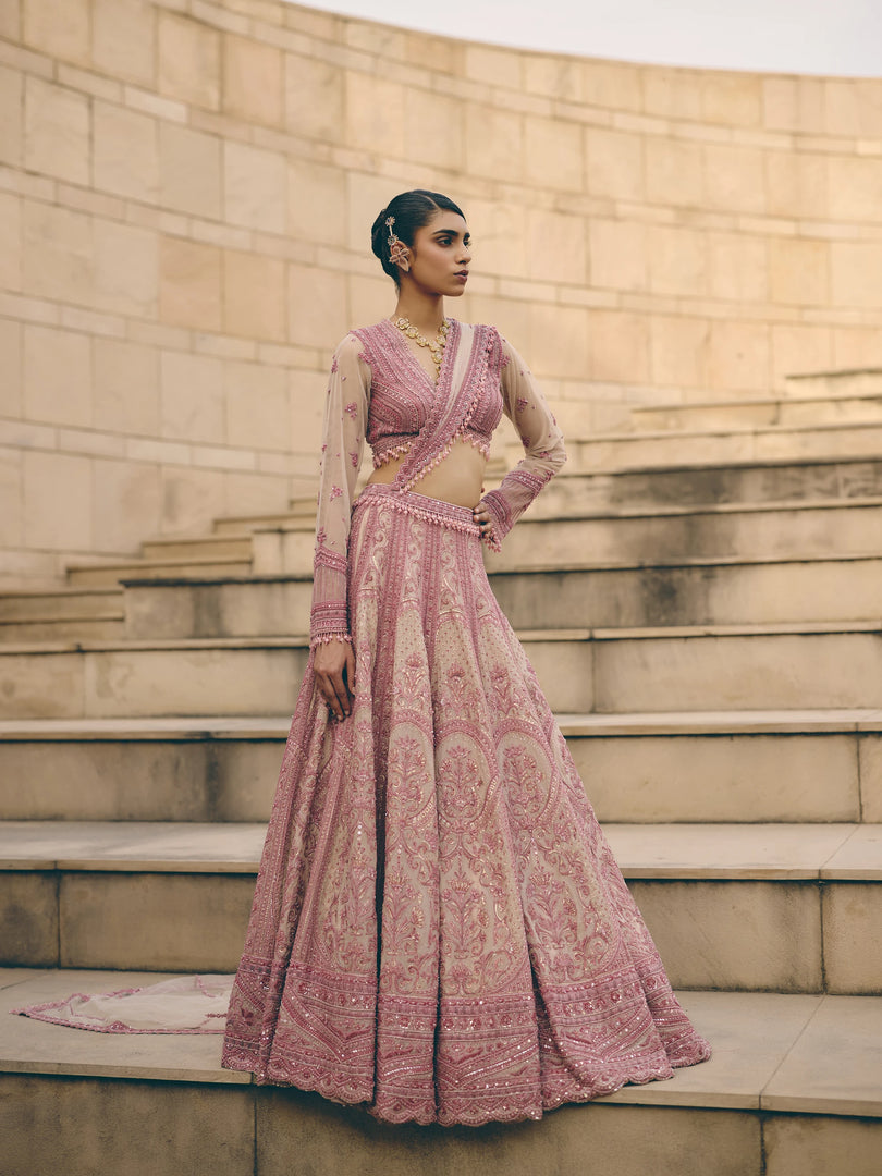 Aveline Zardozi Lehenga