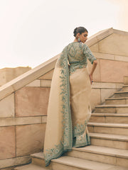 Ivoire Organza Saree