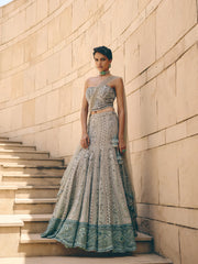 Moonstone Corset Lehenga