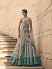 Moonstone Corset Lehenga