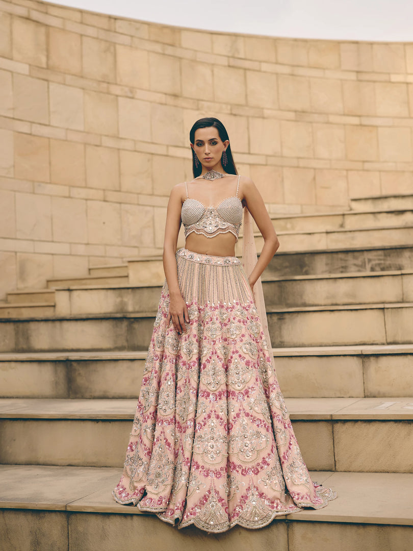 Linnea Pearl Embellished Lehenga