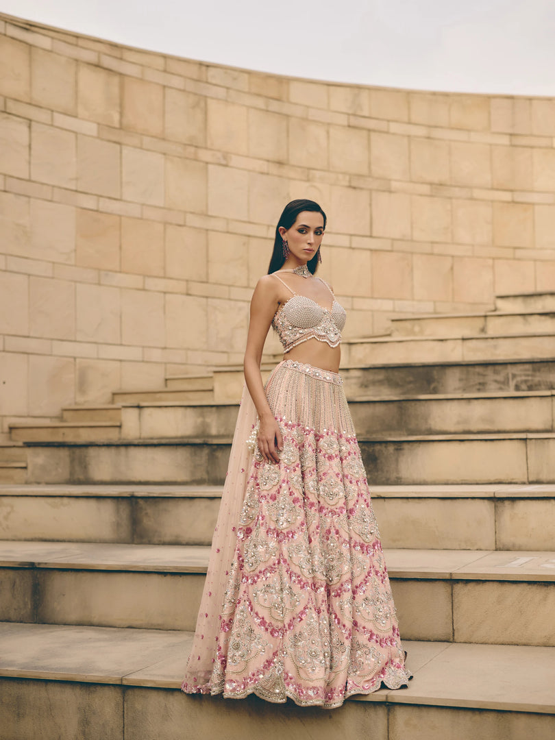 Linnea Pearl Embellished Lehenga