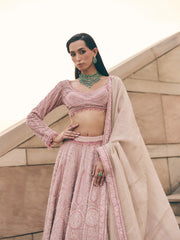 Diletto Pastel Pink Lehenga