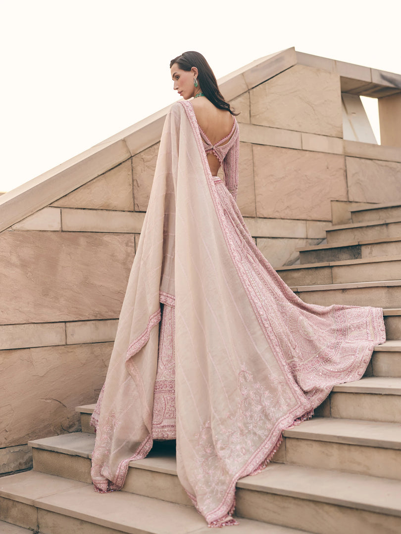 Diletto Pastel Pink Lehenga