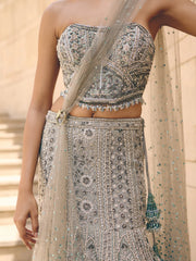 Moonstone Corset Lehenga