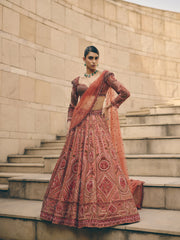 Etna Raw Silk Lehenga