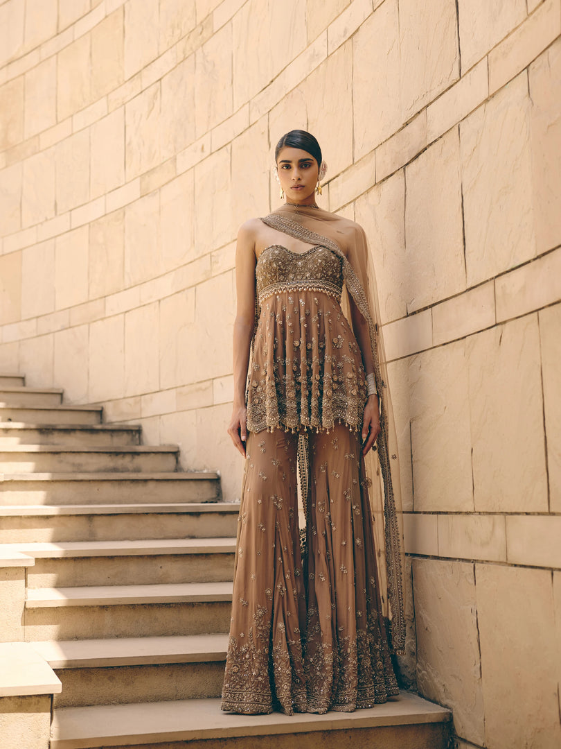 Ambre Sleeveless Sharara Set