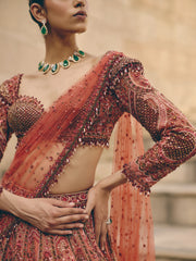 Etna Raw Silk Lehenga