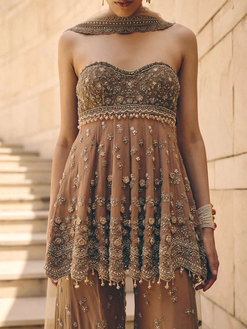 Ambre Sleeveless Sharara Set