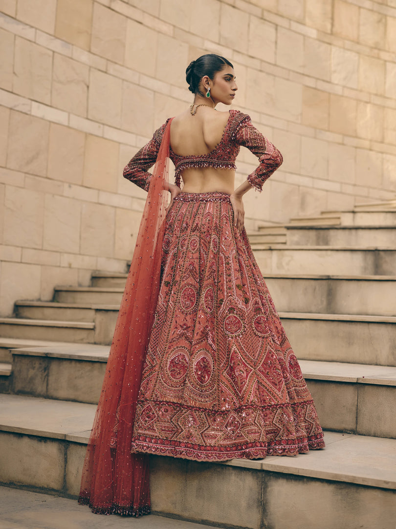 Etna Raw Silk Lehenga