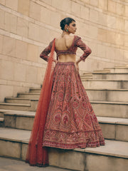 Etna Raw Silk Lehenga
