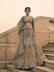 Elara Grey Lehenga