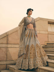 Elara Grey Lehenga