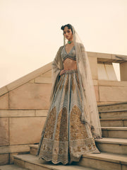 Elara Grey Lehenga