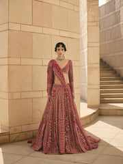 Aurora Geometric Work Lehenga