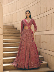 Rouille Beaded Lehenga