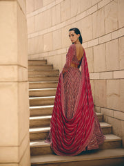 Rouille Beaded Lehenga