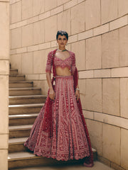 Geneva Crystal Embroidered Lehenga
