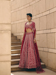 Geneva Crystal Embroidered Lehenga