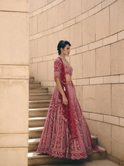 Geneva Crystal Embroidered Lehenga