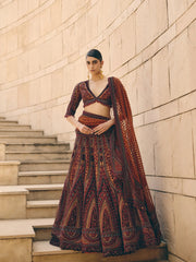Talis French Knot Lehenga Set