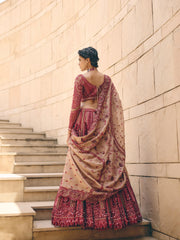 Velina Red Lehenga Set