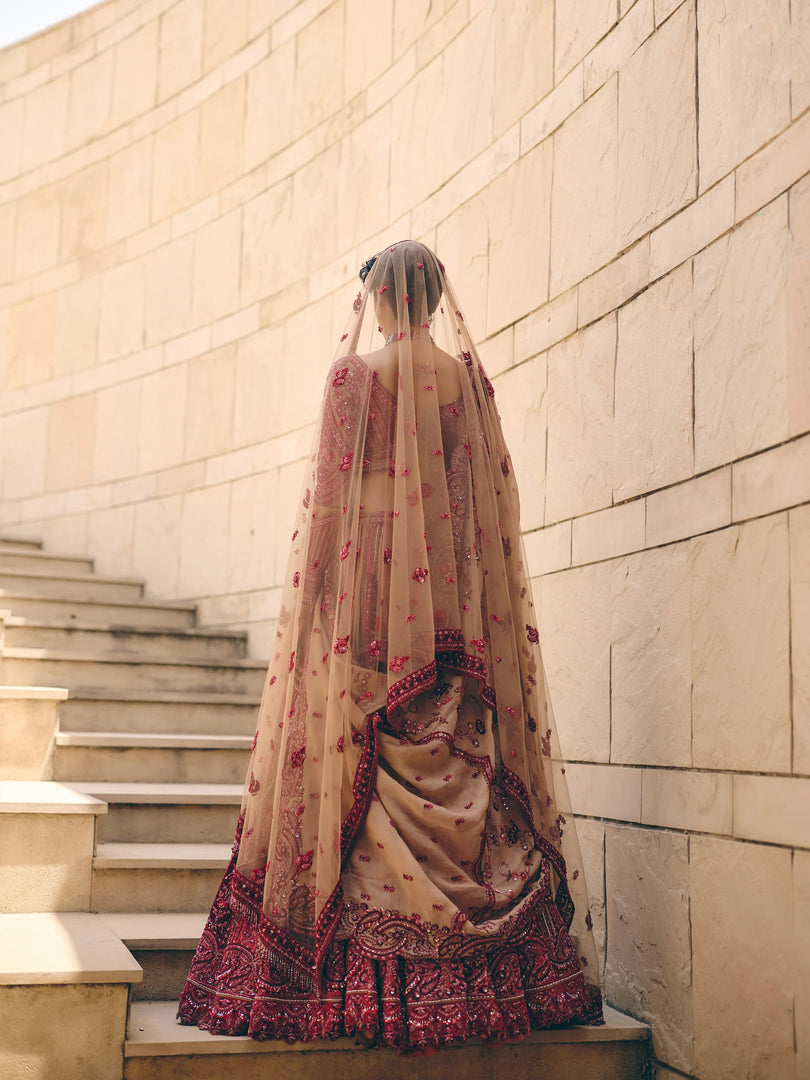 Velina Red Lehenga Set